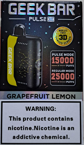 GrapeFruit Lemon Geek Bar Pulse X 25K