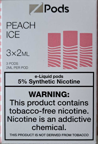 Peach Ice 3x2ml Zpods