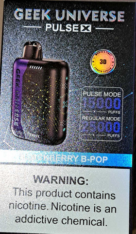 Blackberry B-Pop Geek Universe Pulse X 15K/25K
