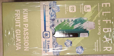 Kiwi Passion Fruit Guava ELFBAR Ice-King 30K