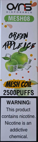 Green Apple Ice 1x8ml 2500 puffs OVNS