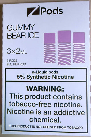 Gummy Bear ice 3x2ml Zpods