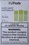 White Grape Watermelon 3x2ml Zpods