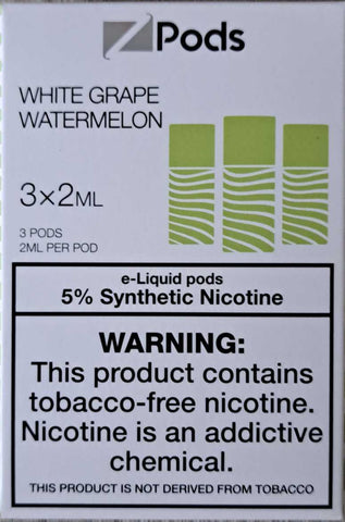 White Grape Watermelon 3x2ml Zpods