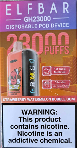 Strawberry Watermelon Bubble Gum 1x23ml ELFBAR GH23K
