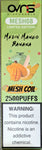 Melon Mango Banana 1x8ml 2500 puffs OVNS
