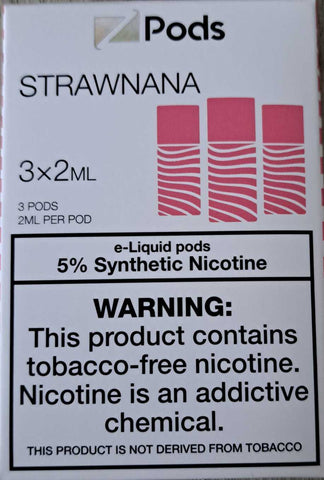Strawnana 3x2ml Zpods