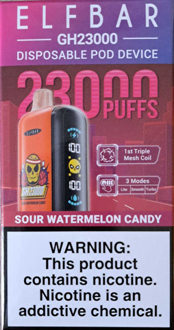 Sour Watermelon Candy 1x23ml ELFBAR GH23K