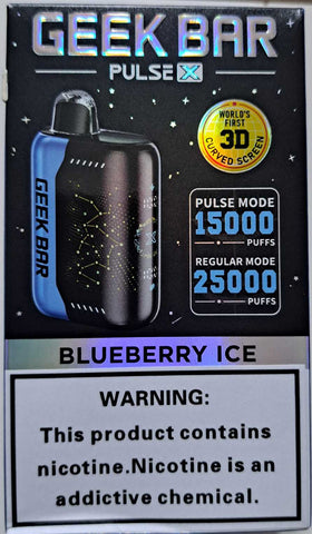 Blueberry Ice Geek Bar Pulse X 25K