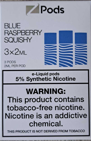 Blue Raspberry Squishy 3x2ml Zpods