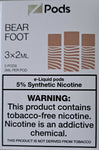 Bear Foot 3x2ml Zpods